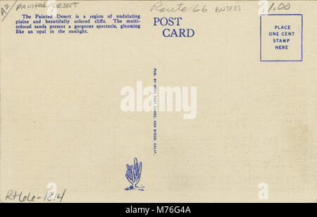 Questa fotografia cattura i vivaci e colorati paesaggi del deserto dipinto, una regione suggestiva conosciuta per la sua bellezza naturale, identificata da NBY 434987. Foto Stock