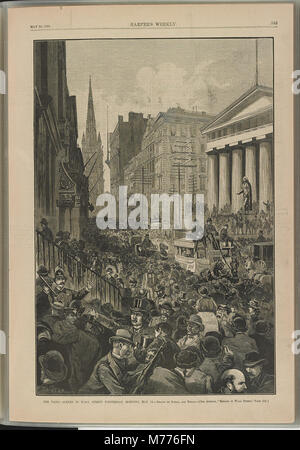 Il panico - Scene di Wall Street mercoledì mattina, 14 maggio - disegnato da Schell e Hogan. LCCN00651213 Foto Stock