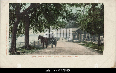 Toll Gate sul guscio Bay Road, Mobile, Ala. (BNI 429327) Foto Stock