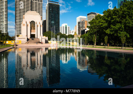 Anzac War Memorial a Hyde Park in Sydney, Nuovo Galles del Sud, Australia Pacific Foto Stock