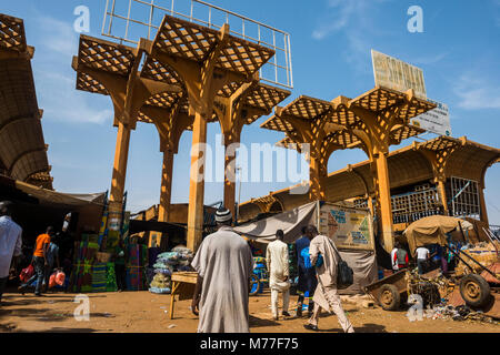 Mercato Centrale di Niamey, Niger, Africa Foto Stock