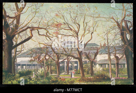 Una fotografia della sede del governo di città del Capo, che mostra il design architettonico e il significato storico di questo importante edificio governativo in Sud Africa. Foto Stock