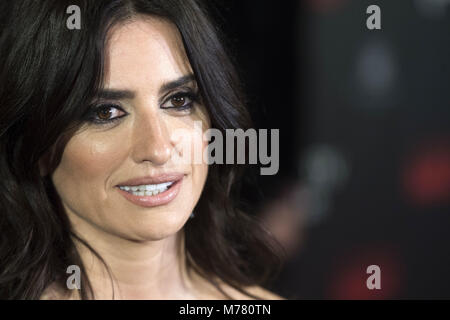 Madrid, Spanien. 07Th Mar, 2018. Penelope Cruz alla premiere di 'amante Pablo' di Madrid, 07.03.2018 | Verwendung weltweit Credito: dpa/Alamy Live News Foto Stock