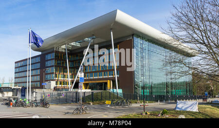 L'Agora edificio del Consiglio d'Europa, costruito nel 2008, Strasburgo, Francia Foto Stock