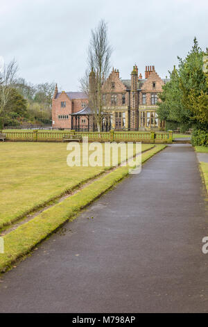 Regno Unito Warrington Cheshire Giardini Walton Walton Hall Foto Stock