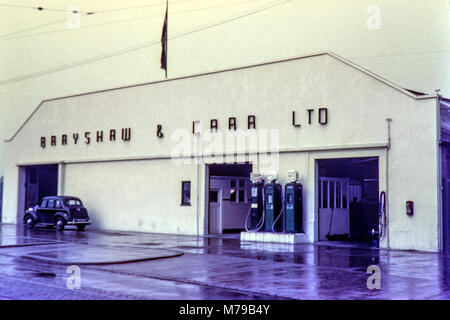 Brayshaw & Carr Ltd. Stazione di gas di Leicester, Inghilterra. Immagine scattata negli anni cinquanta Foto Stock