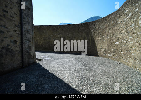 Forte di Bard, Valle d'Aosta, Italia Foto Stock