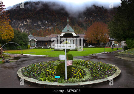 Interlaken, Svizzera - Ott 26, 2016: Casinò Kursaal di Interlaken, Svizzera Foto Stock