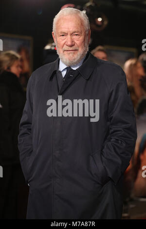 "La misericordia' Premiere Mondiale tenutosi presso il Curzon Mayfair - Arrivi con: Sir Robin Knox-Johnston dove: Londra, Regno Unito quando: 06 Feb 2018 Credit: Lia Toby/WENN.com Foto Stock