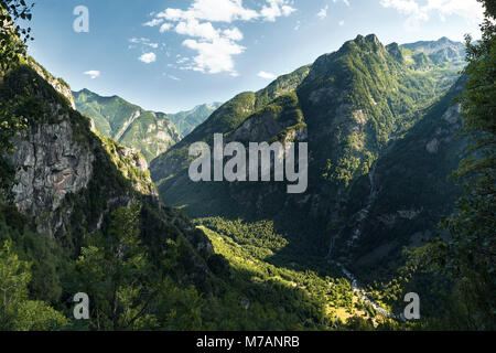 Val Bavona in Ticino, Svizzera Foto Stock