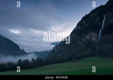 Cascata Fallbach nella Maltatal, Carinzia, Austria Foto Stock