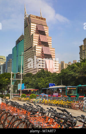 Cina, città di Shenzhen, Hennan Avenue Foto Stock