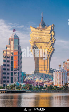 Cina, città di Macao, Grand Lisboa Casinò Foto Stock