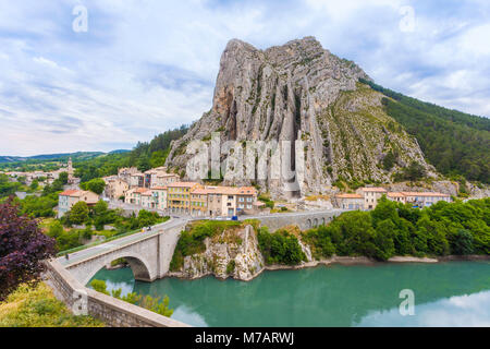 Francia, regione della Provenza, Sisteron City, Foto Stock