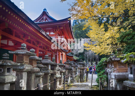 Giappone, Nara City, Kasuga Taisha Sacrario Scintoista, Foto Stock