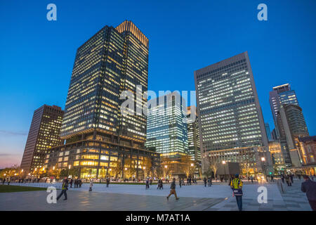 Giappone Tokyo City, Marunochi District Foto Stock