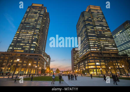 Giappone Tokyo City, Marunochi District Foto Stock