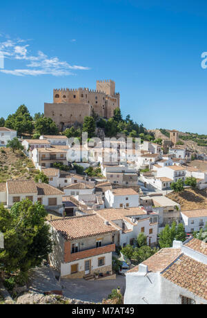 Spagna, Andalusia provincia di Almeria, Velez Blanco Città, Marques de Los Velez Castle Foto Stock