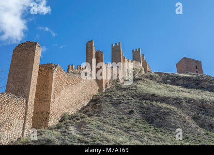 Spagna Aragona, provincia di Teruel, Albarracin City Foto Stock