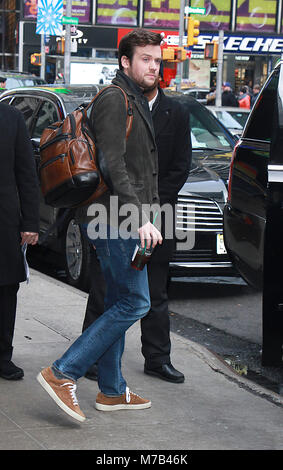 NEW YORK, NY marzo 09: Jack Cutmore-Scott a Good Morning America per parlare della nuova serie ABC inganno a New York. Marzo 09, 2018 Credit: RW/MediaPunch Foto Stock