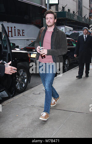 NEW YORK, NY marzo 09: Jack Cutmore-Scott a Good Morning America per parlare della nuova serie ABC inganno a New York. Marzo 09, 2018 Credit: RW/MediaPunch Foto Stock