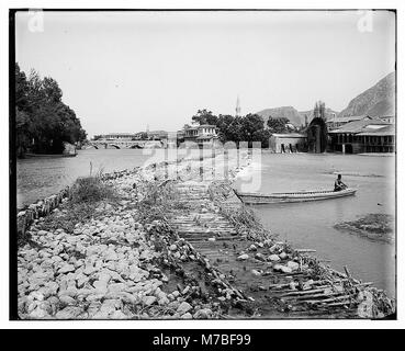 Ponte e waterwheel (Antiochia) LOC matpc.07208 Foto Stock