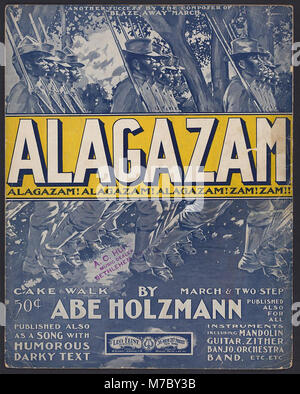 Alagazam, torta a piedi, marzo & due step by Abe Holzmann - Chapman, '02. LCCN2010652113 Foto Stock