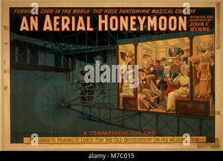 Un' antenna luna di miele ha inventato e brevettato da John F. Byrne - spettacolo più divertente del mondo - l'enorme pantomimic commedia musicale. LCCN2014635950 Foto Stock