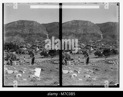 Antiochia (Antakiyeh) e dintorni. Antiochia e Mt. Silpius da ovest LOC matpc.02182 Foto Stock