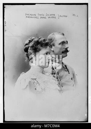 Arciduca Franz Salvator dell Austria e Marie Valerie, Arciduchessa d'Austria LCCN2014683855 Foto Stock