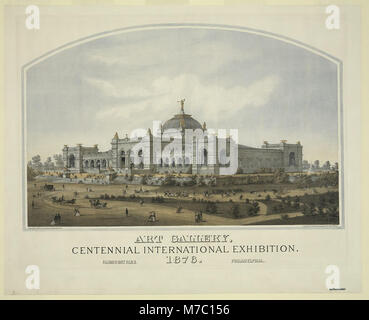 Galleria d'arte, centennial esposizione internazionale. 1876 LCCN2004670333 Foto Stock