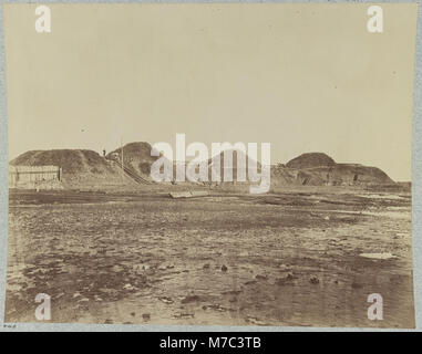 Fort Fisher, N.C., vista interna dei primi tre attraversa sulla faccia di terra LCCN2013649004 Foto Stock