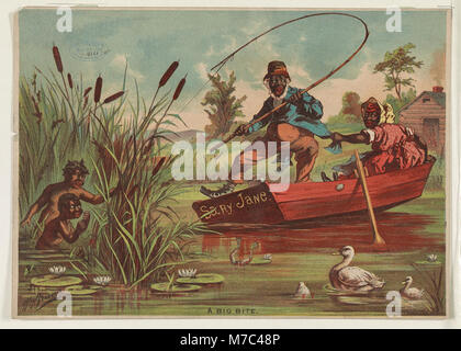 Una fotografia che cattura il momento di un boccone grosso, probabilmente durante un pasto o un evento. L'attenzione è rivolta all'espressione del soggetto e all'azione di mordere. Foto Stock