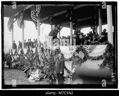 JONES, GIOVANNI PAOLO. La dedizione del monumento, 4-17-12. TAFT PARLANDO LCCN2016863697 Foto Stock