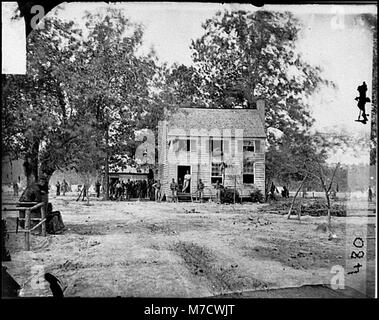 Fair Oaks, Va. casa telaio utilizzato come ospedale da Gen Joseph Hooker della divisione cwpb LOC.00196 Foto Stock