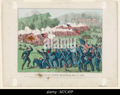 La battaglia di Cedar Mountain, 9 agosto 1862 LCCN90708954 Foto Stock