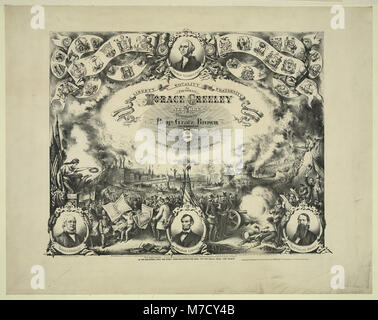 Per il Presidente Horace Greeley di New York e per il Vice Presidente Benjn. Gratz. Brown ... - Henry Brueckner dipinto ; lith. da S(vobodin Merinsky). LCCN2003690778 Foto Stock