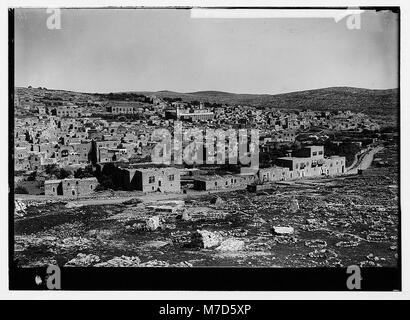 Hebron. (Che mostra la moschea sopra la caverna di Macpela) matpc LOC.05912 Foto Stock