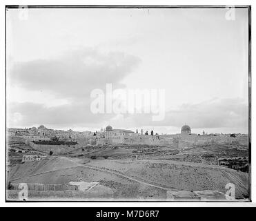 Ofel e città del sud parete, area del Tempio di Gerusalemme, matpc LOC.06625 Foto Stock