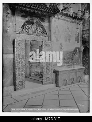 Gerusalemme (El-Kouds). Luogo dove San Giacomo' testa fu sepolto matpc LOC.06553 Foto Stock