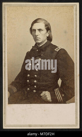 Il tenente William B. Cushing dell'Unione Navy in uniforme) - Dal negativo fotografico di Brady la National Portrait Gallery LCCN2016649649 Foto Stock