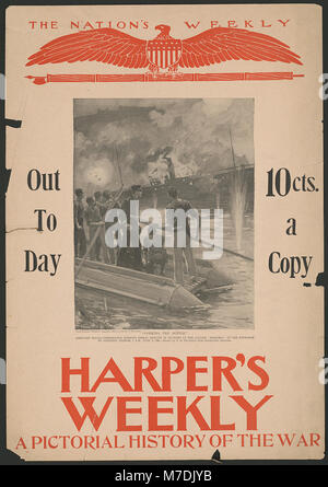 Una copertina o un'illustrazione di Harper's Weekly, che mostra il suo ruolo come una pubblicazione significativa durante la guerra civile americana, fornendo una copertura visiva e scritta del conflitto. Foto Stock