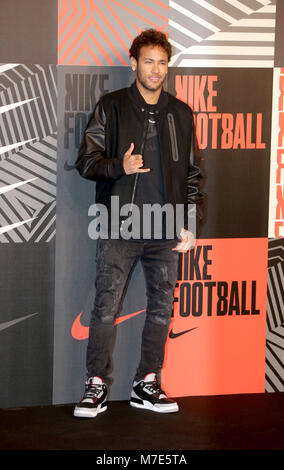 Nike Mercurial calcio evento di avvio - Arrivi con: Neymar dove: Londra, Regno Unito quando: 07 Feb 2018 Credit: JRP/WENN Foto Stock