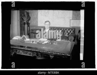 Ritratto di Newton D. Baker, Segretario alla Guerra degli Stati Uniti durante la prima guerra mondiale, ed ex sindaco di Cleveland. Foto Stock