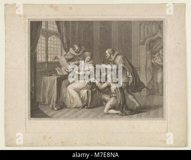 Lady Jane Grey rifiutando la corona LCCN2003680010 Foto Stock