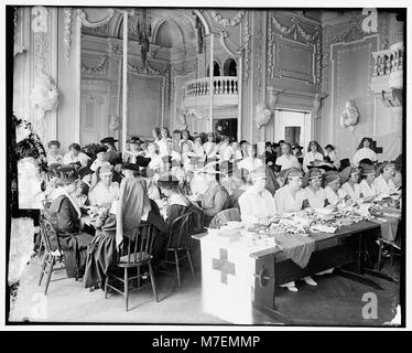 Croce Rossa camere di lavoro LOC hec.13734 Foto Stock