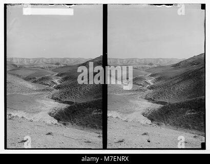 Strada di Gerico, Giordania, ecc. Valle di Iene. LOC matpc.05118 Foto Stock