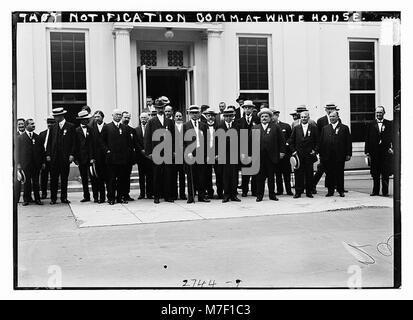 Taft e notifica Comm. a Wh. Casa LCCN2014693467 Foto Stock