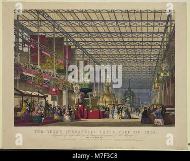 La grande esposizione industriale di 1851. La piastra 3. La navata britannico LCCN2003665158 Foto Stock