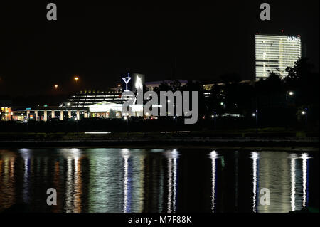 Torre di MGM vicino porto nazionale in Maryland Foto Stock